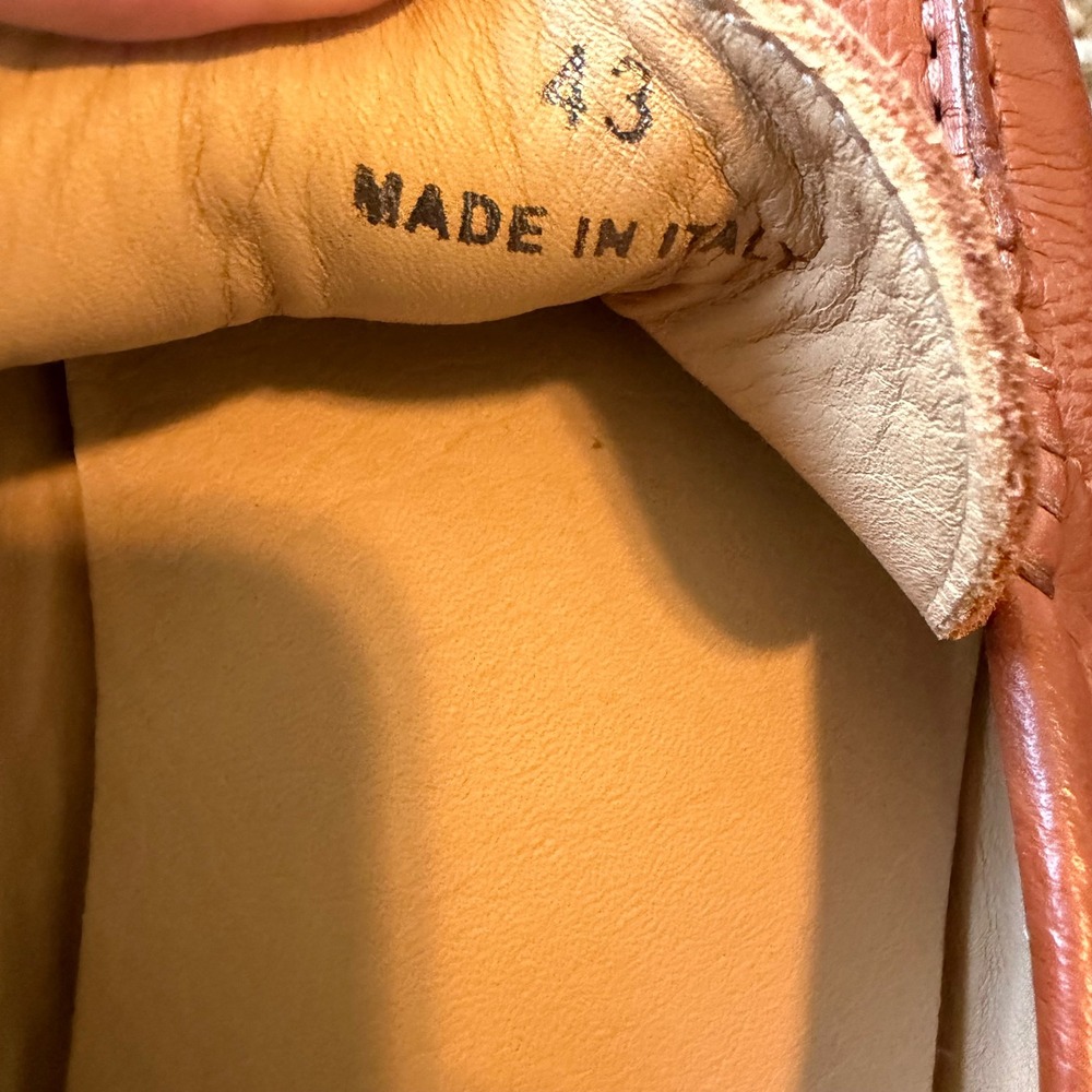 M.Gemi The Pastoso Uomo driving loafers 43 moccasin leather classic preppy - Picture 7 of 9